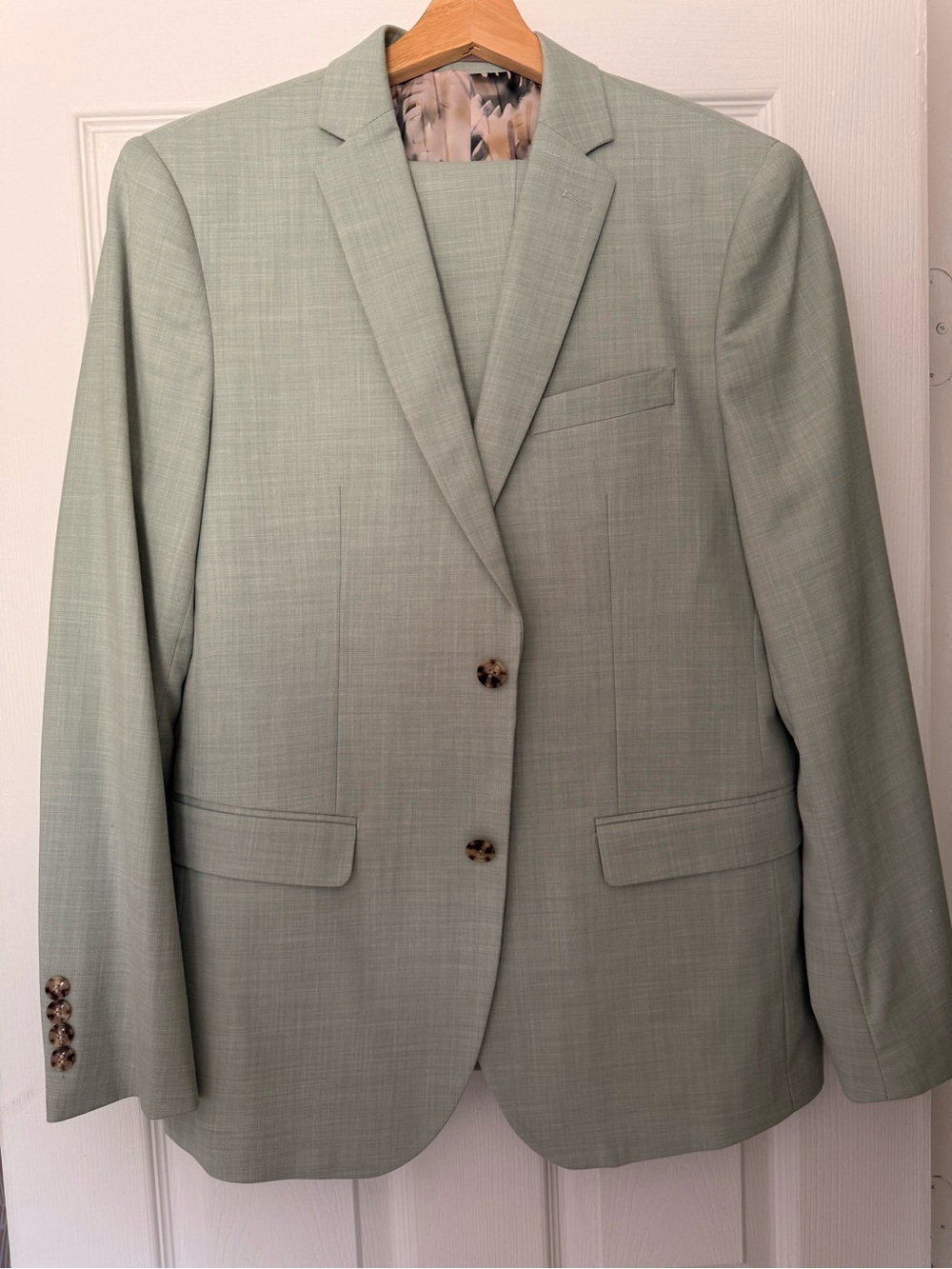 Men's Light Sage Green Suit
